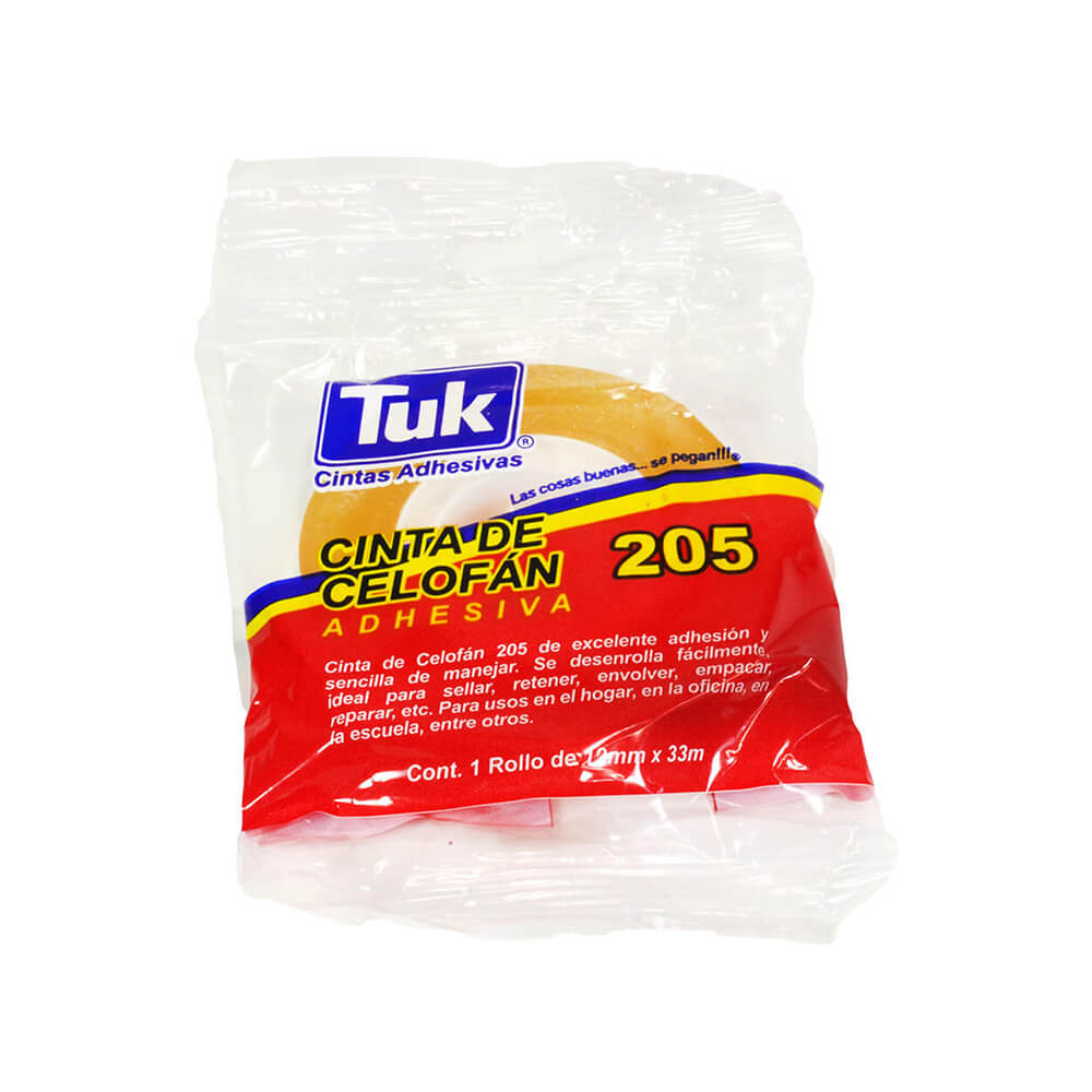 Cinta Transparente 12 mm x 33 m 205 Tuk - Image 2