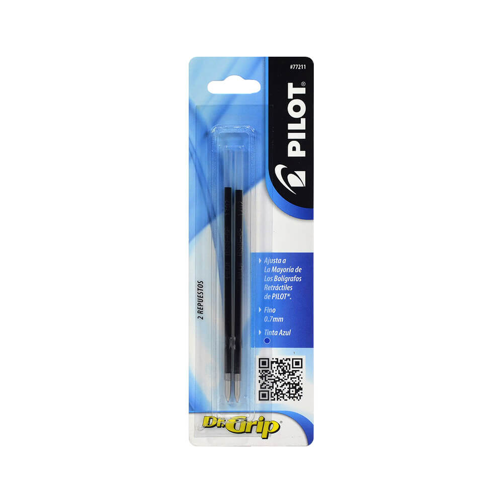Repuesto Punto Fino para Bolígrafos Retráctil Pilot Azul - Image 2