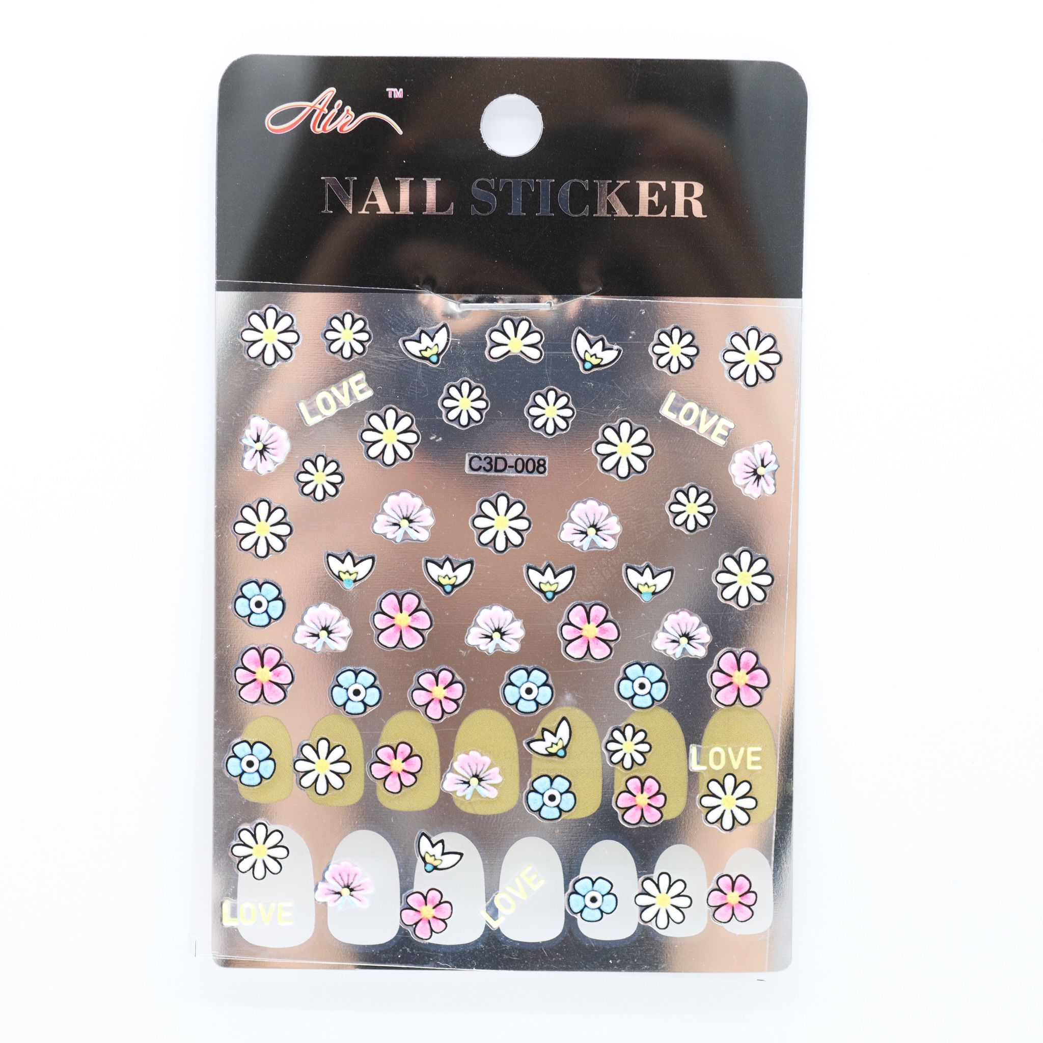 Pegatinas Nail Art/ Stickers Calcomanías Adhesivo para Uñas / Decoración de Uñas Autoadhesivas/ Decoraciones de Manicura103